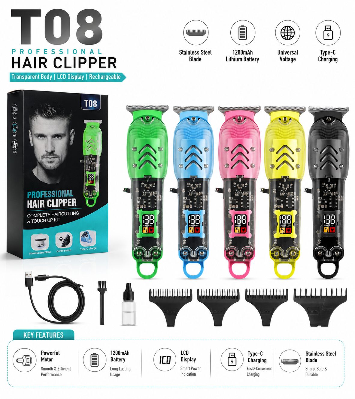Professional Hair Clipper