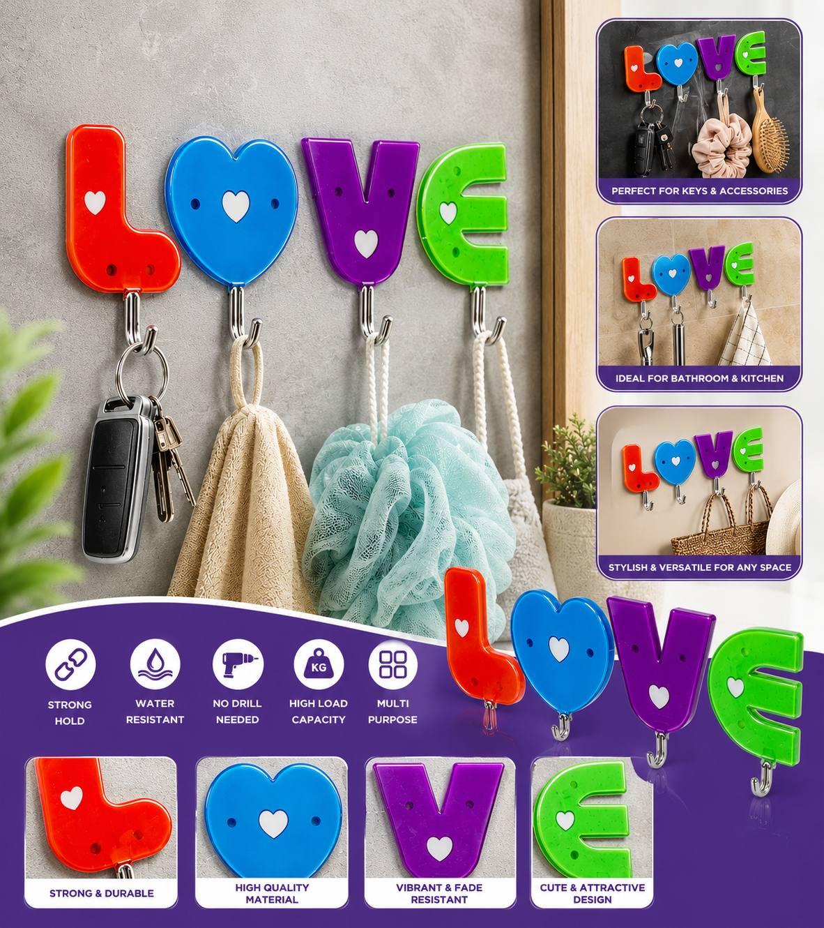 SELF ADHESIVE LOVE HOOK