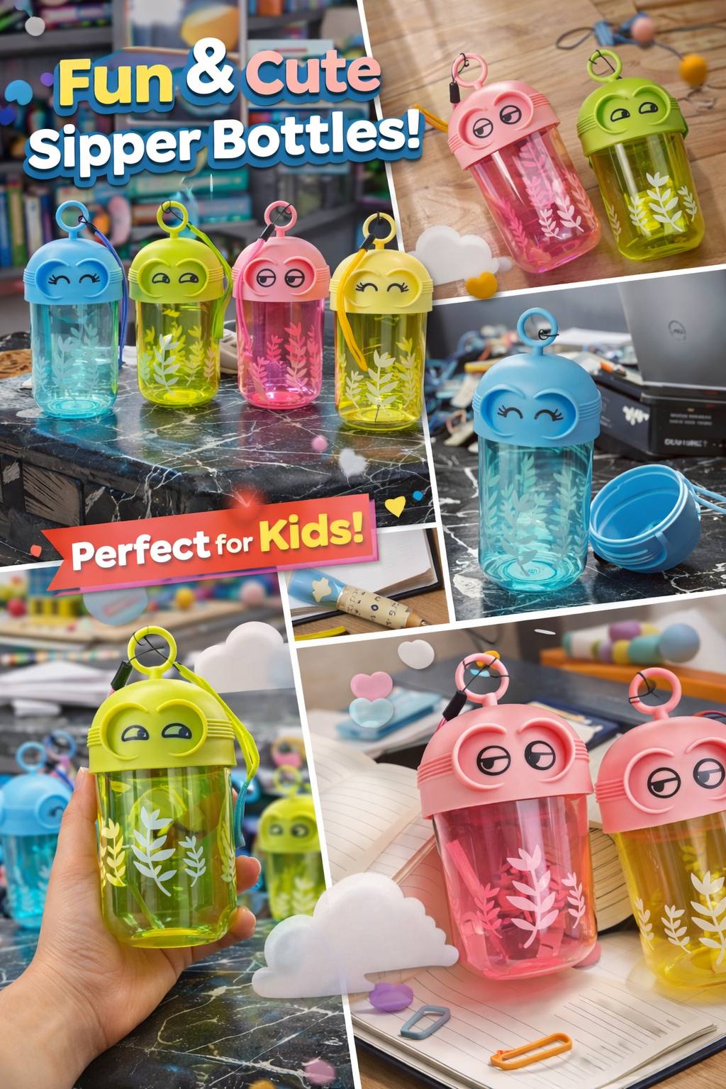 Fun & Cute Kids Mini Fancy Bottle