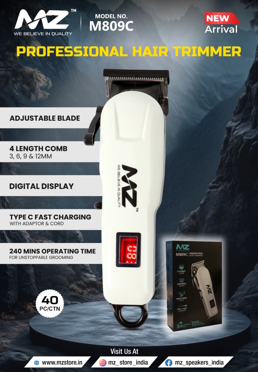 MZ M809C PROFESSIONAL HAIR TRIMMER