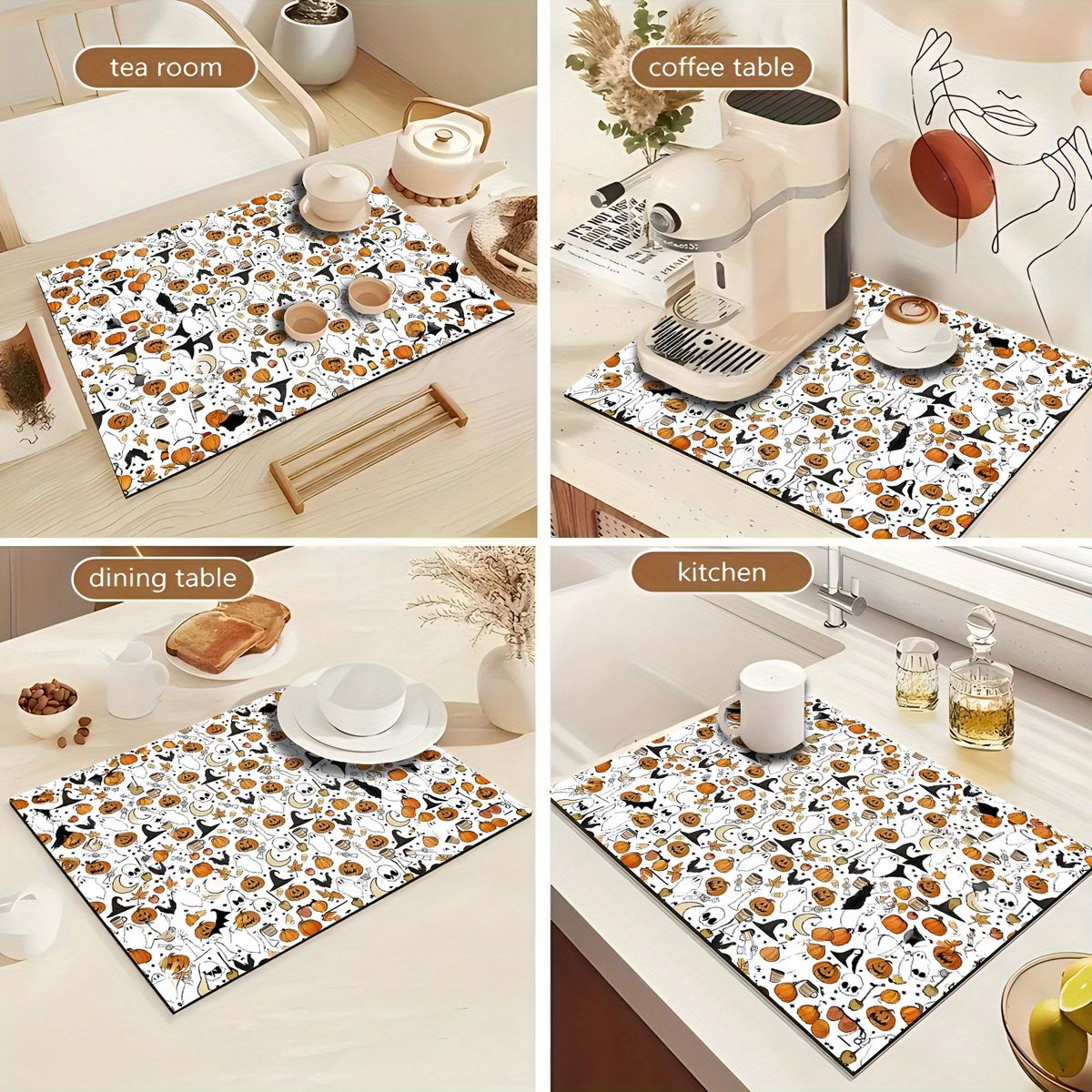 Printed Dish Drying Mat (Imported)