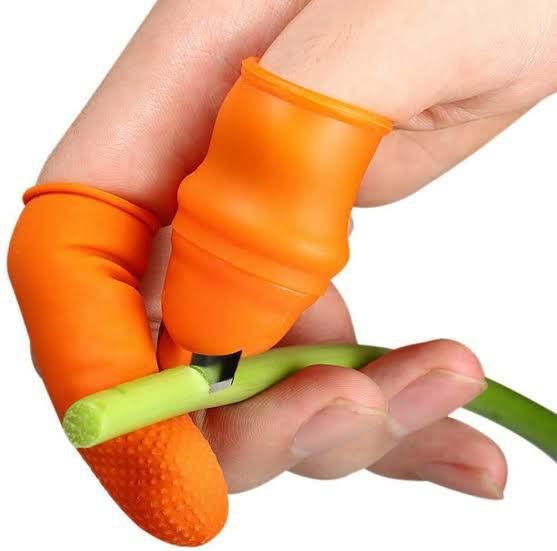 Silicon Thumb Veg Cutter