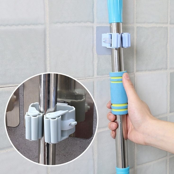 Self Adhesive Broom Holder (Imported)