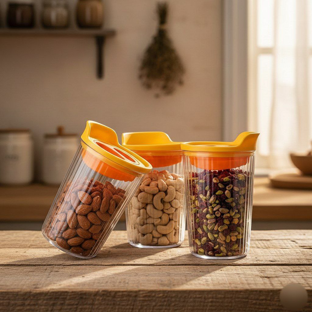 2 Pcs 1100ml Nestora Airtight Container