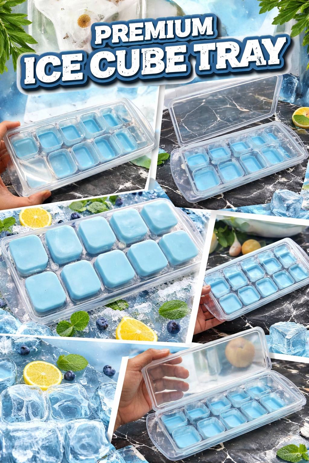 SQ Big Size Pop Up Ice Tray (Imported)