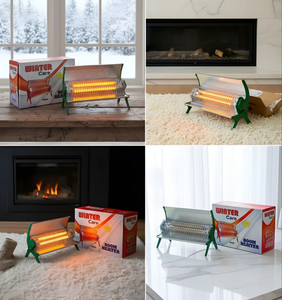 Bobby Dual Rod Room Heater
