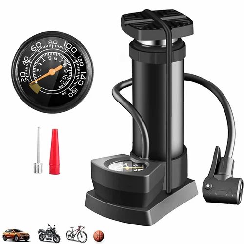Mini black Portable foot Pump