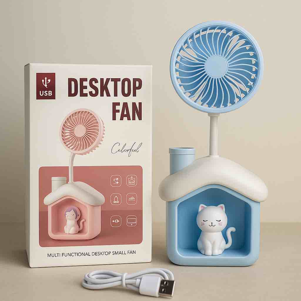 803 Multifunction Desktop Fan Lamp