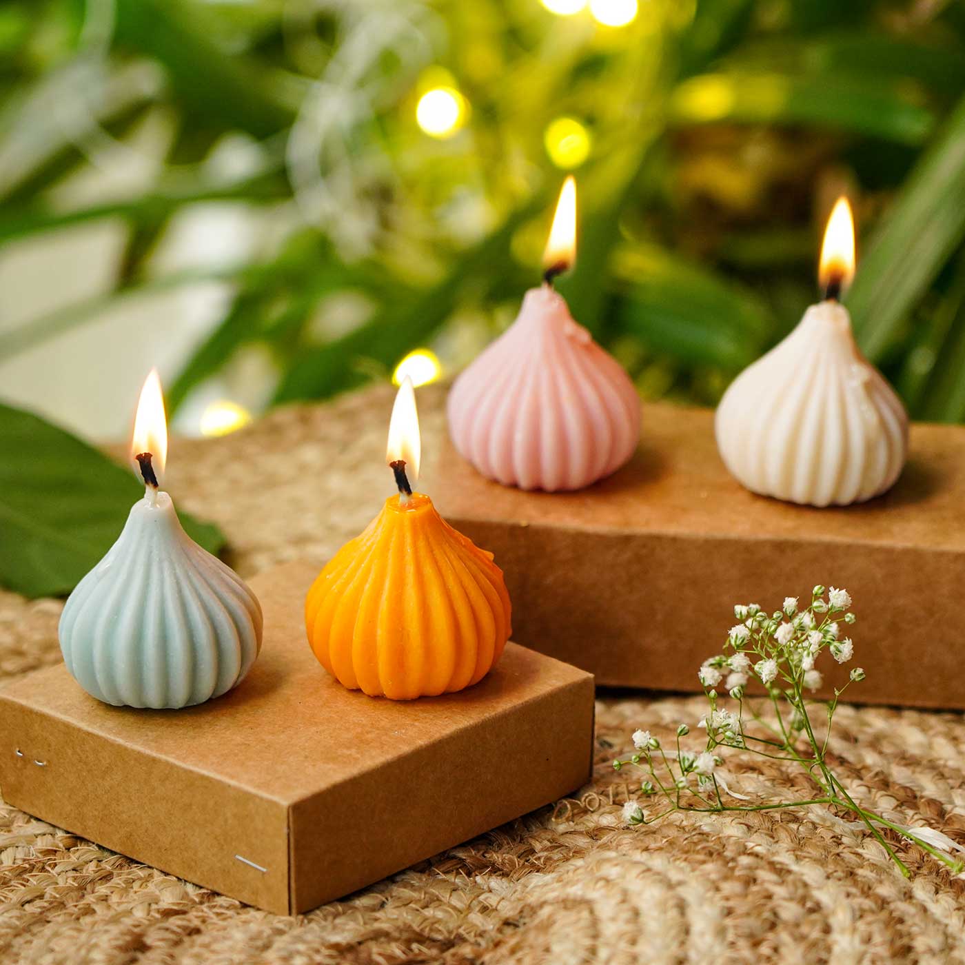 Modak Shaped Candles