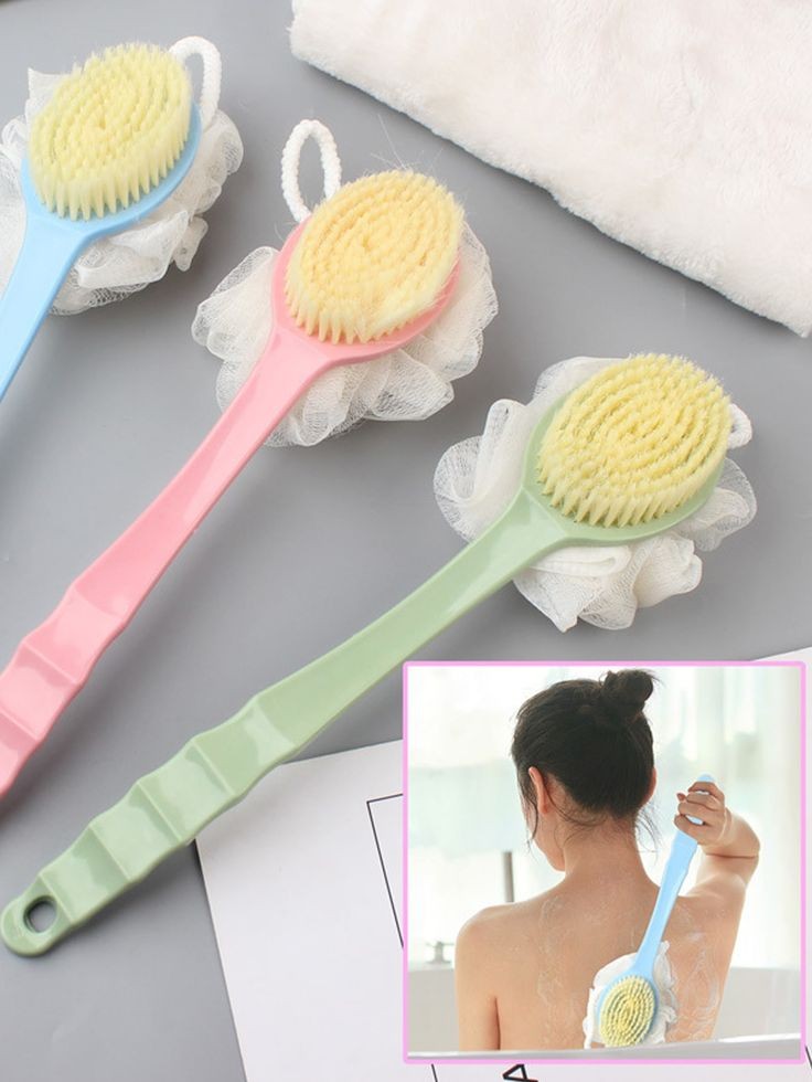 2 in 1 Bath Loofah Brush (Imported)