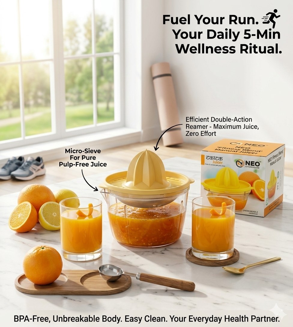 2 In 1 Mini Fruit Juicer or Squeezer (Manual)