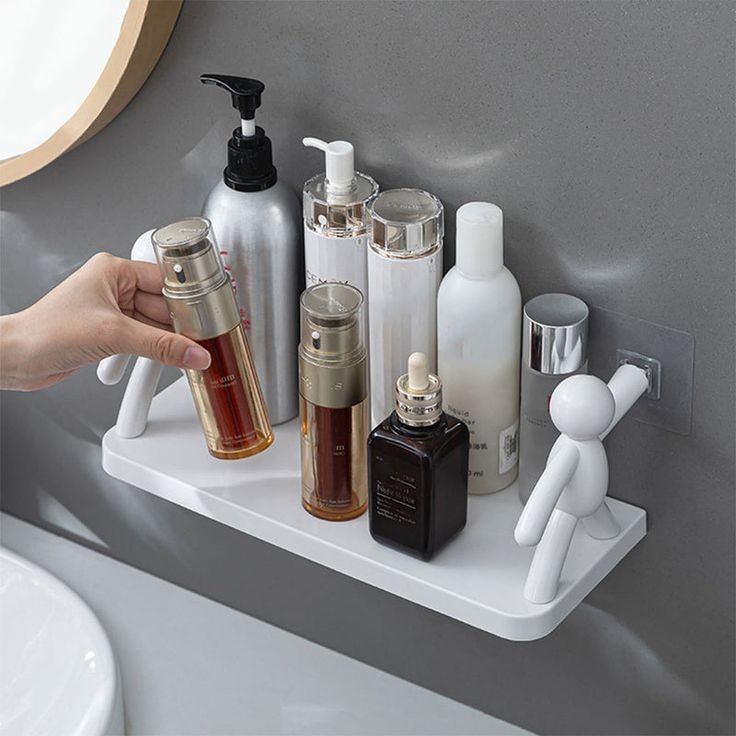 Humanoid Self Adhesive Toiletry Holder