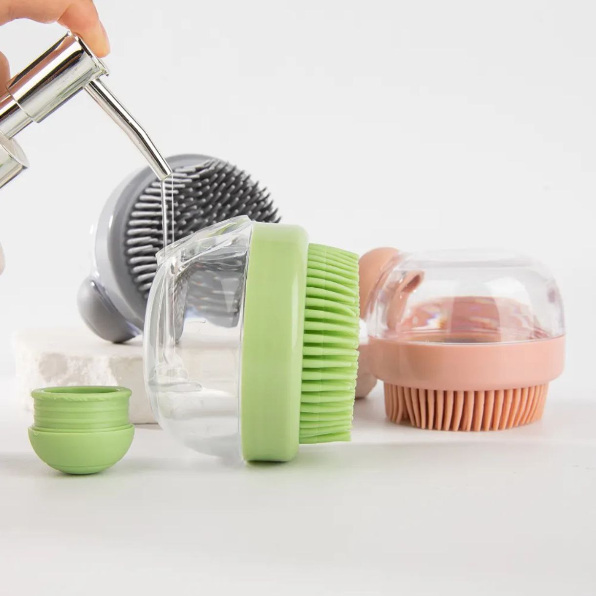 Multipurpose Silicon Shampoo Brush (Imported)