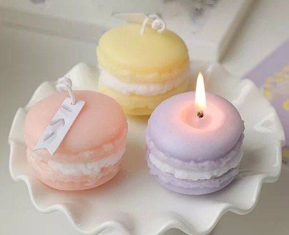Mini Macaroon Shape Candle