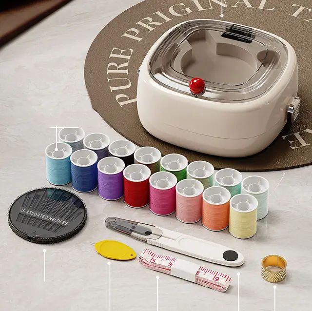 PORTABLE MAGNETIC SEWING BOX KIT SET