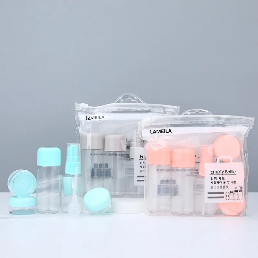 6 Pcs Travel Bottle Set (Imported)