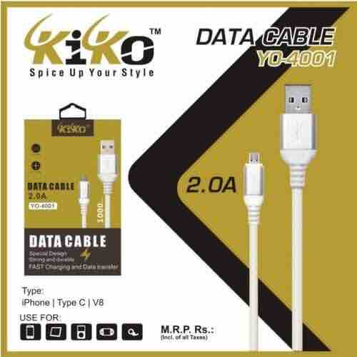 KIKO SPEED 1 LEATHER WIRE (V8) DATA CABLE