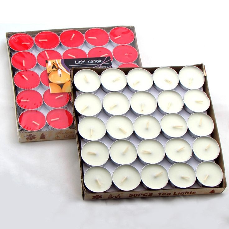 50 Pcs Tea Lights Scented Candle (CC027)