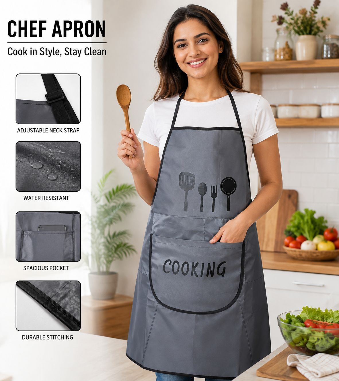 3399 Chef Apron (Imported)