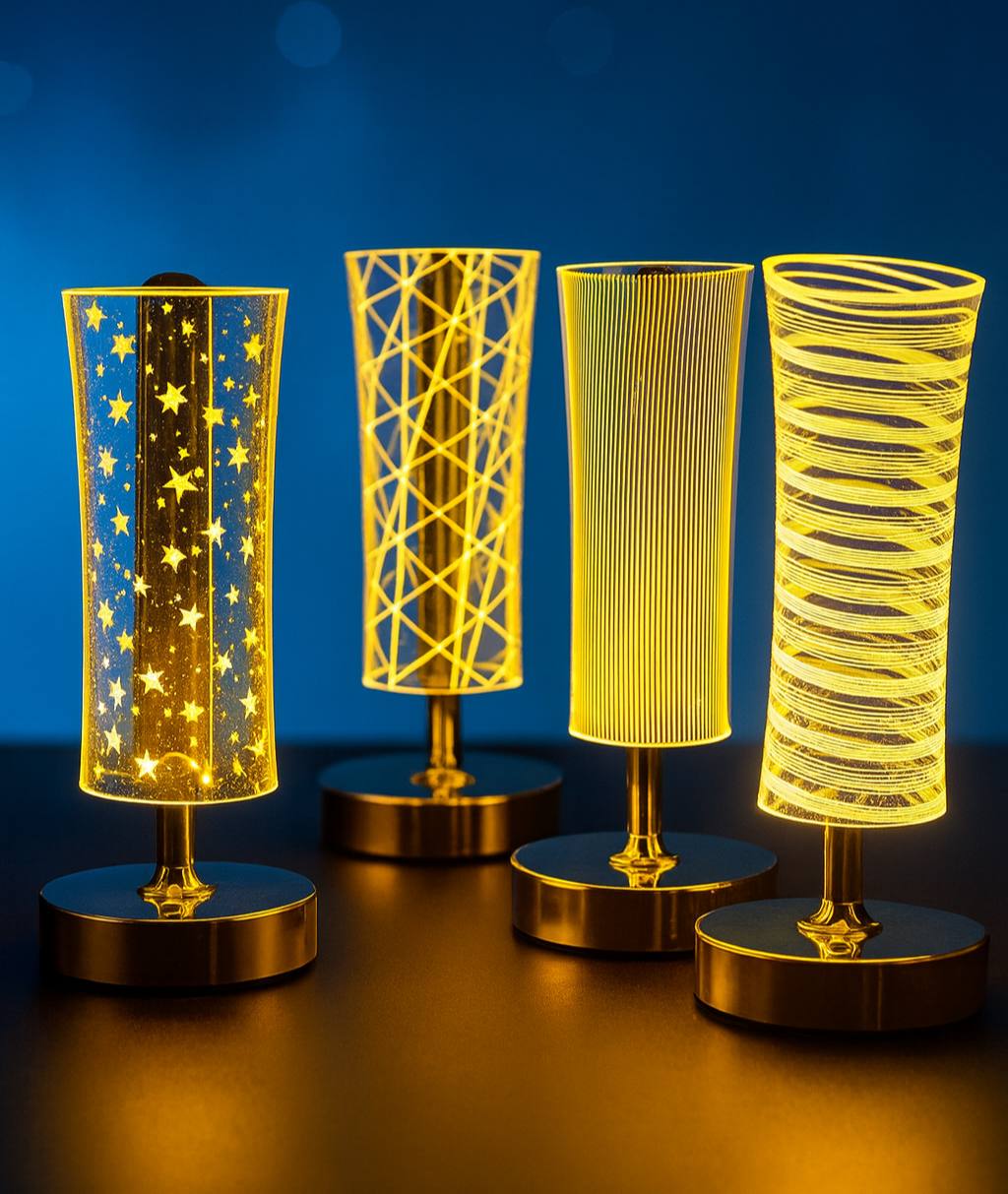 L-007 3 Mode Crystal lamp (Mix Design)