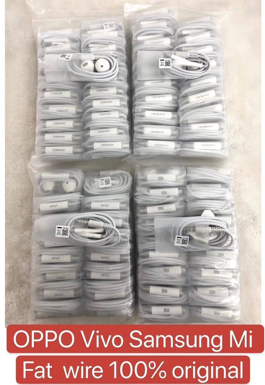 MIX BRAND ORIGINAL HANDFREE ( 20 PC PACK)