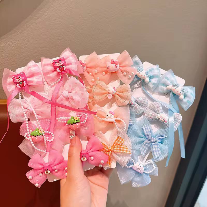 AA070 Luxury Barbie Hair Accessories 8 Pcs Set