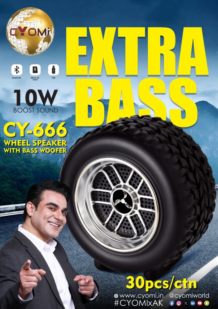 CYOMI 666 TYRE SPEAKER 🔊