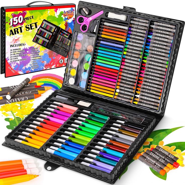 150 Pcs Art Set or Colour Set (Imported)