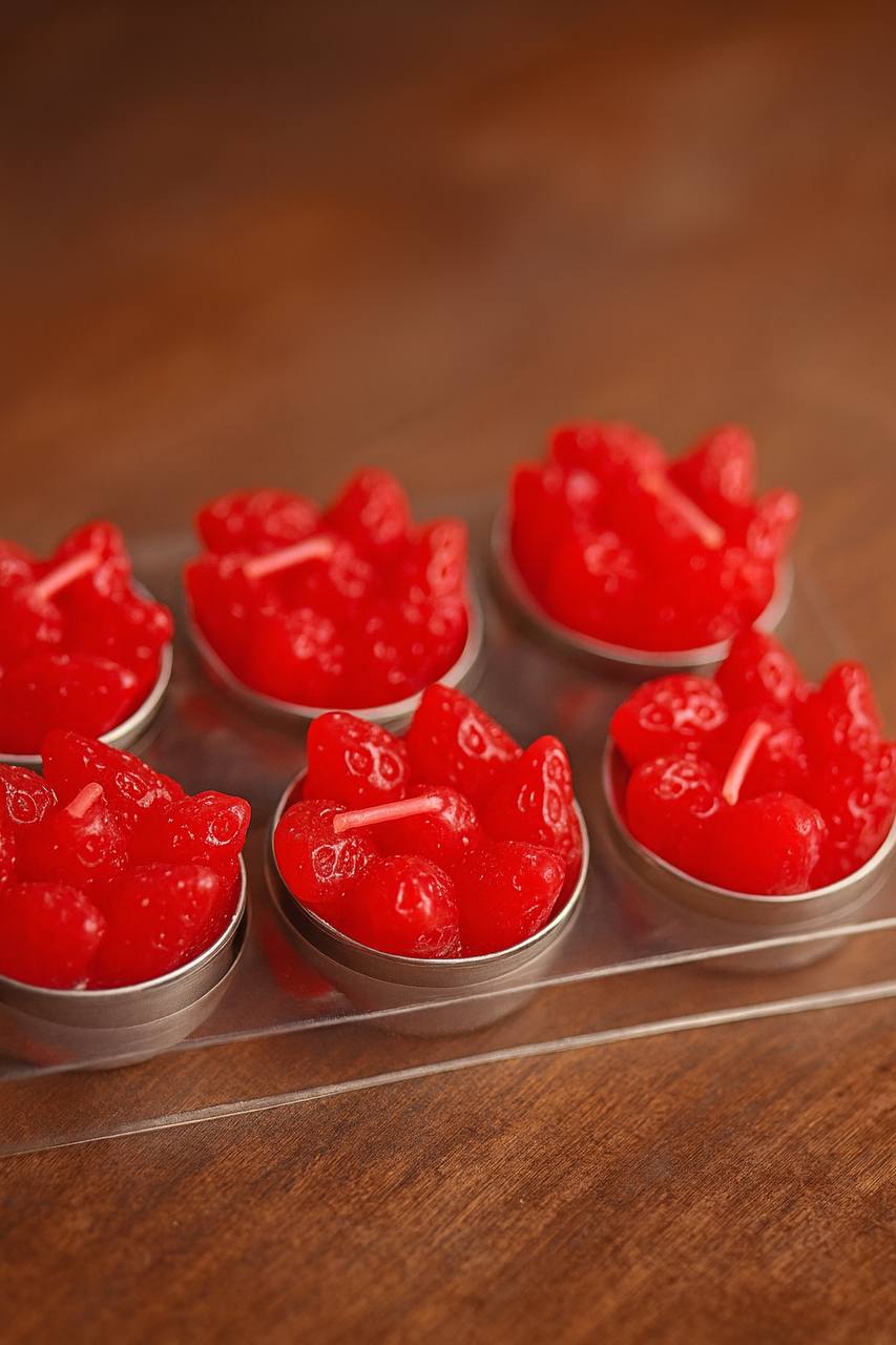 Strawberry Shape Candle (Imported)