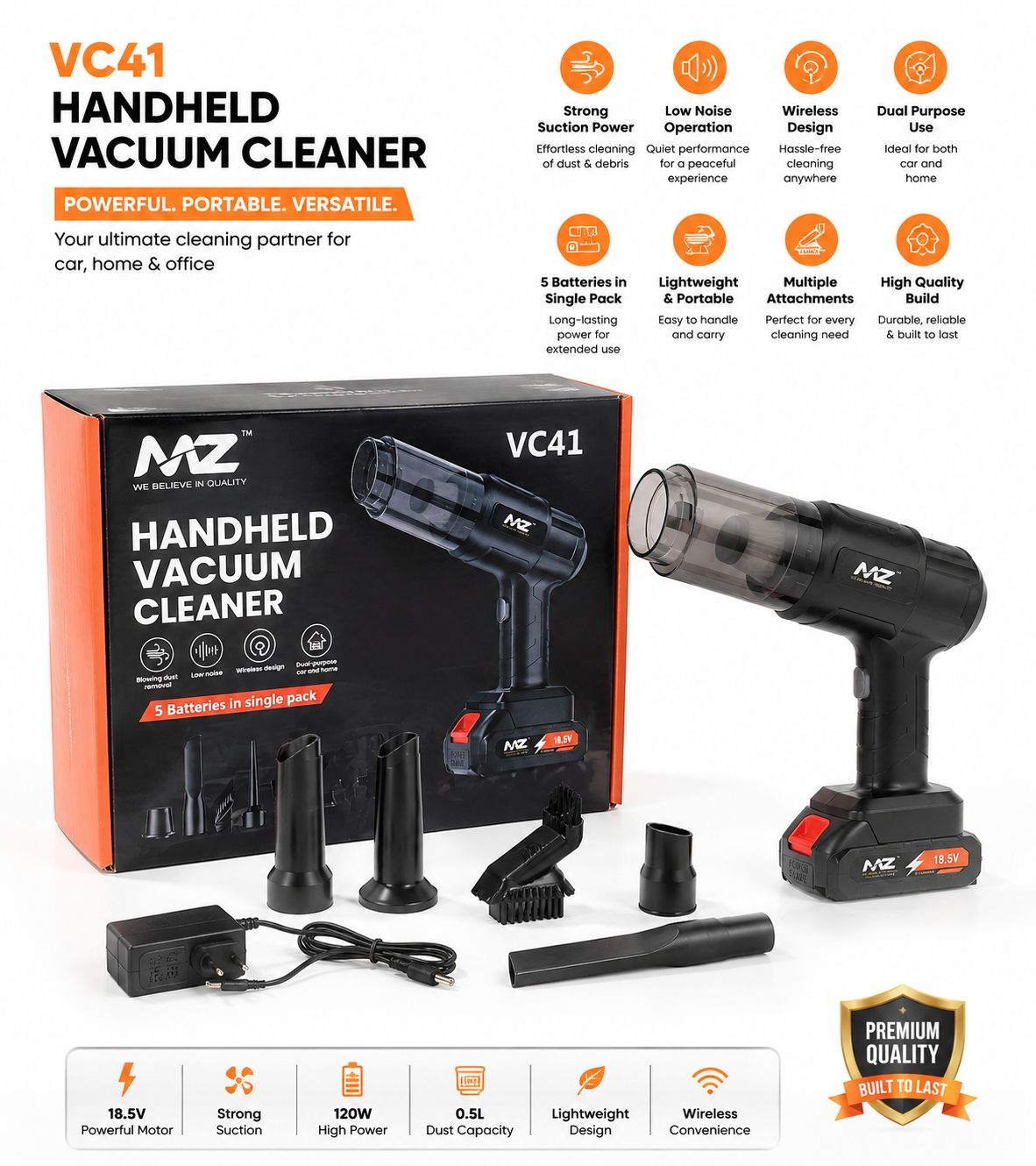 VC41 Mz Heavy Vacuum cleaner (Imported)