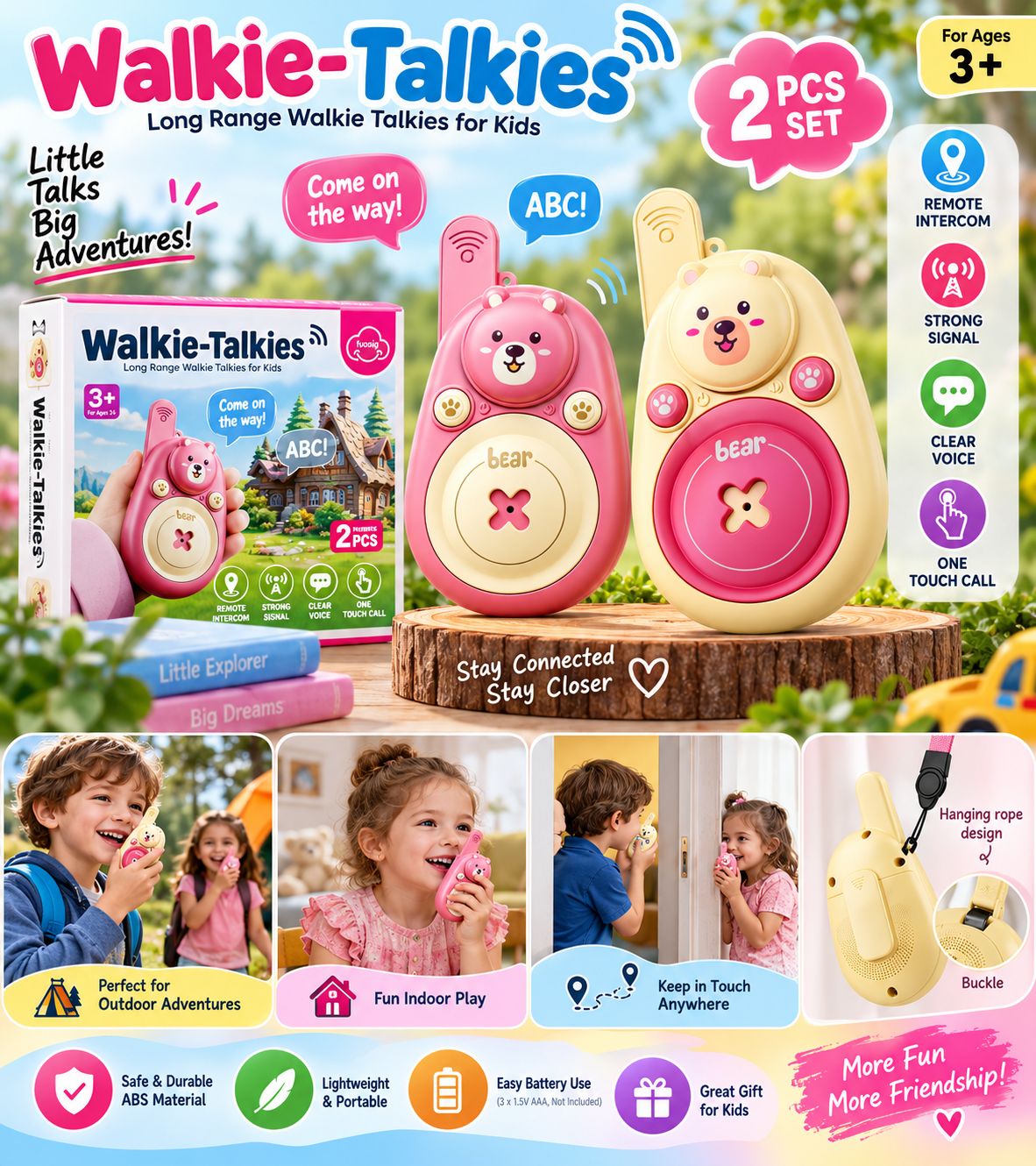WK-004 Walkie Talkie (Pair)