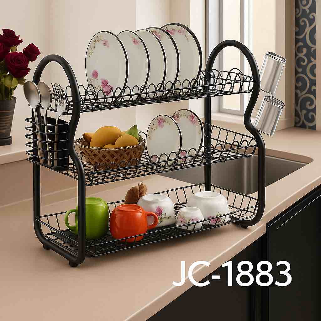 JC-1883 3 Tiers Dish Rack (Imported)