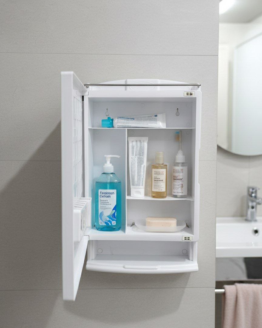 Bathroom Storage Cabinate With Mirror