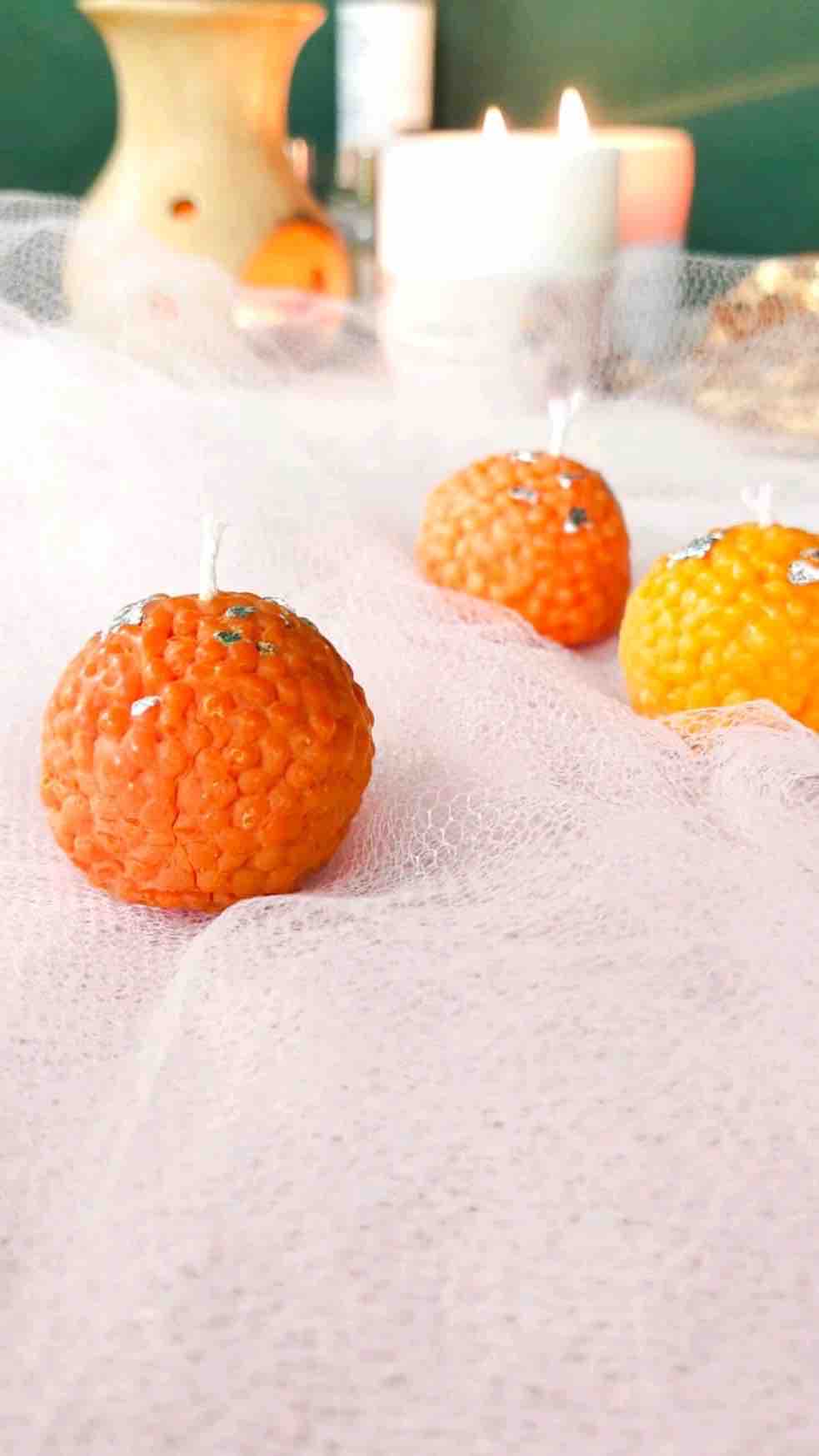 Laddoo Shape Candle (CC048)