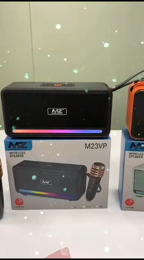 M23VP WIRELESS SPEAKERS 🔊 WITH WIRELESS MIC (CHARGEABLE MIC)