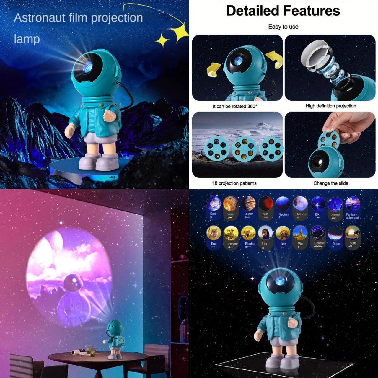 16in1 Astronaut Projector (Alian)