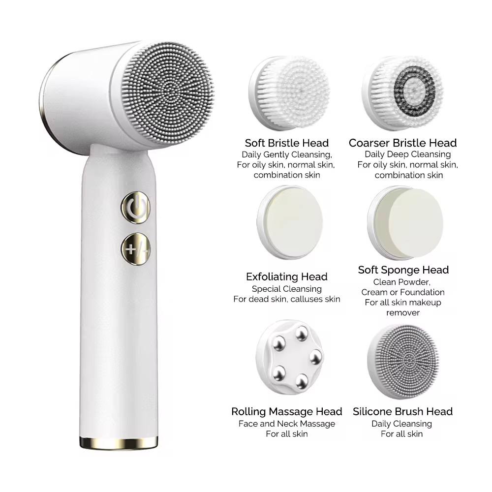 6in1 Facial Massager Or Cleaning Brush (Imported)