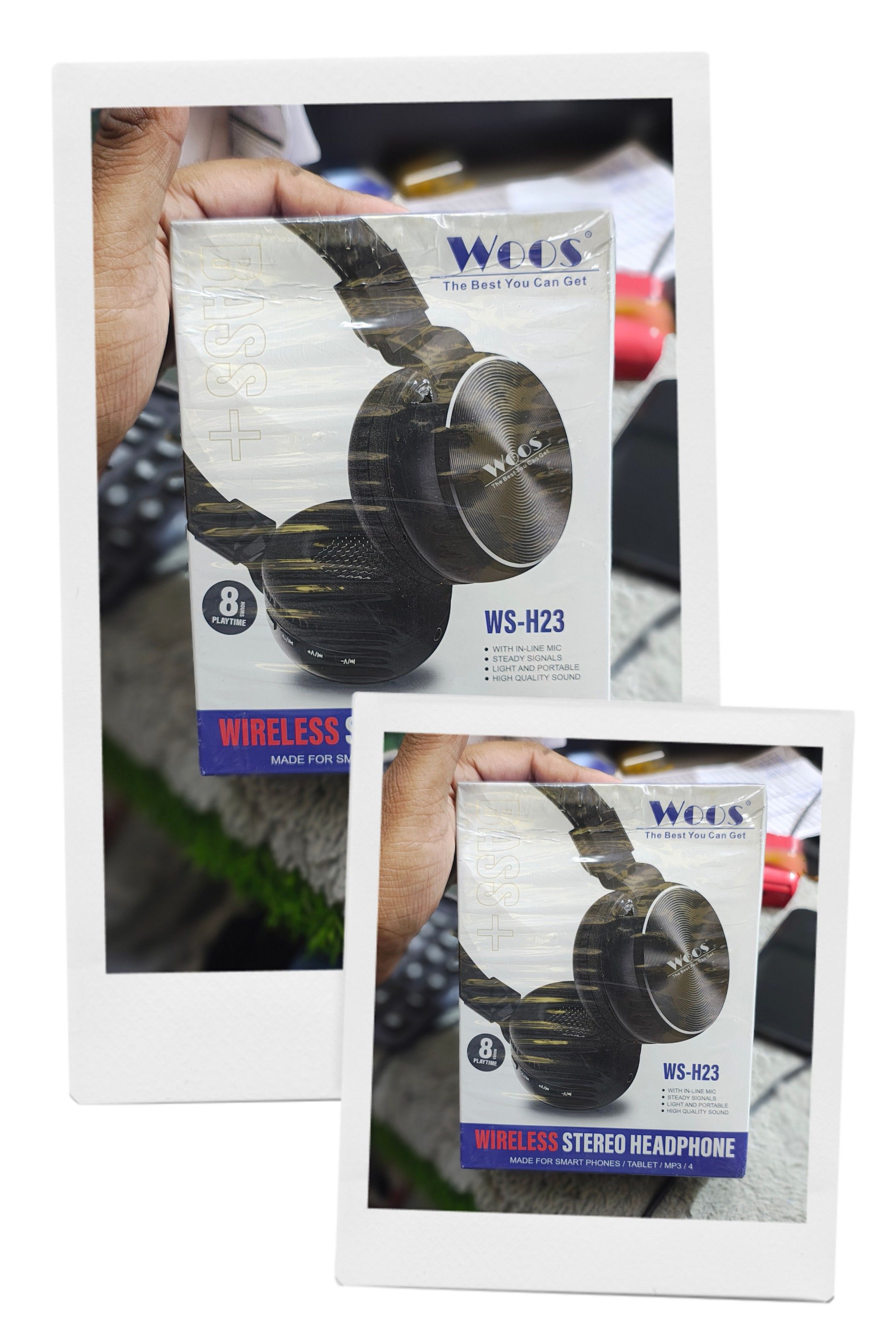 WOOS WS-H23 WIRELESS HEADPHONE