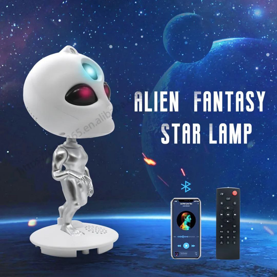 3 Mode Alian Starry Projector With Speaker (Imported)