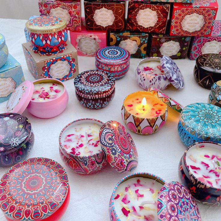 1016 4.5cm Scented Tin Candle (Imported)