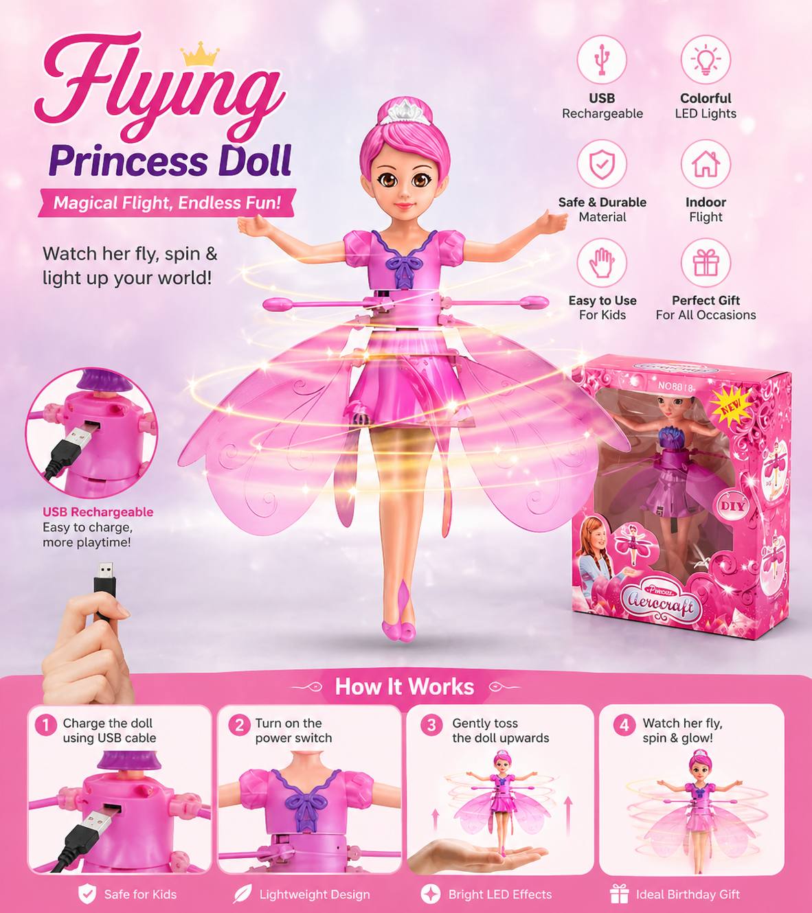 Flying Princess Doll (Imported)