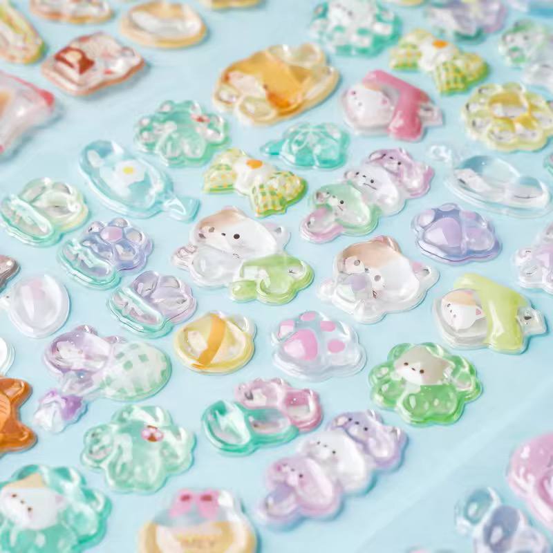 AA731 3D Glossy Sticker Set (Imported)