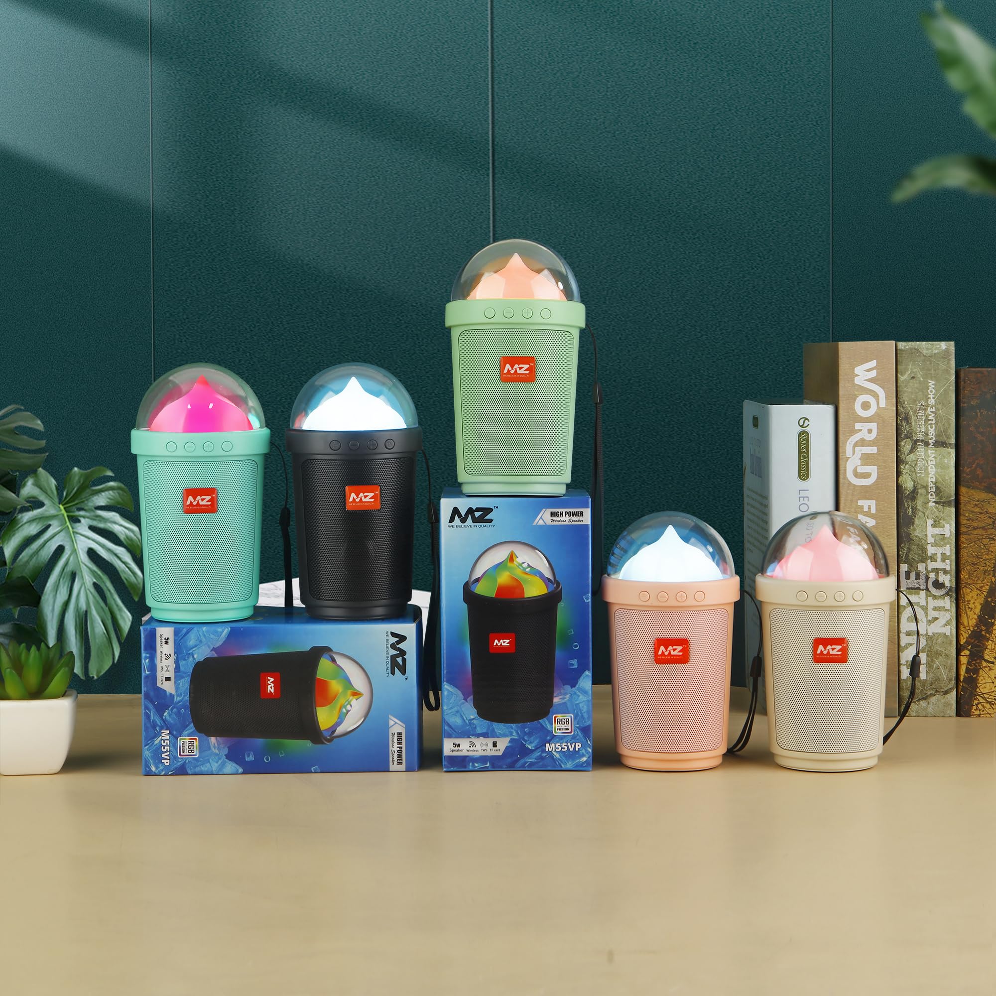 MZ M-55VP ICECREAM 🍦 SHAPE WIRELESS SPEAKER