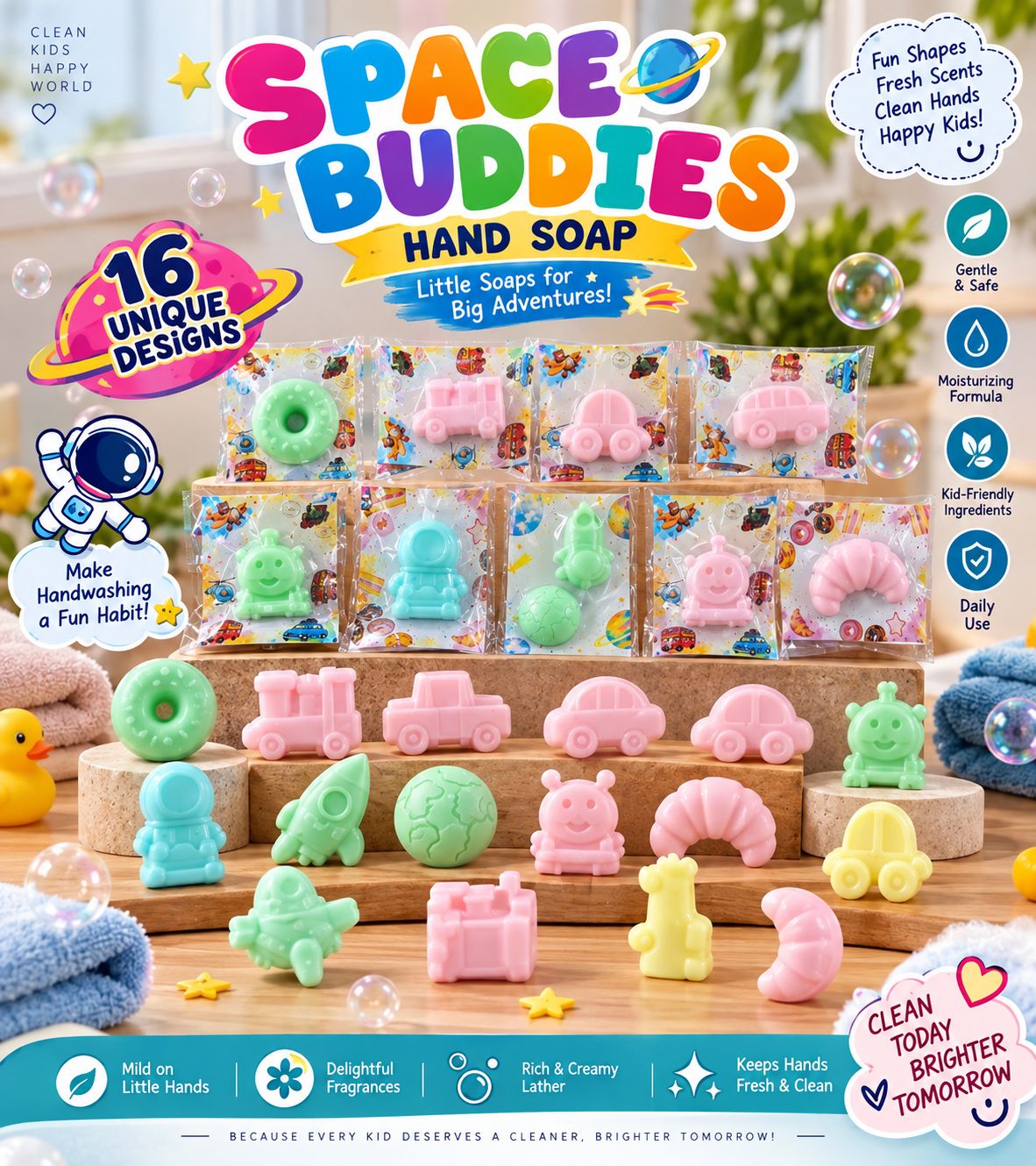 Space Buddies Kids Hand Soap (Imported)